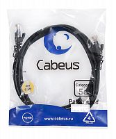 Патч-корды Cabeus PC-UTP-RJ45-Cat.5e-2m-BK-LSZH