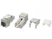 Модули Keystone Jack Hyperline KJ9-8P8C-C5e-90-SH-F-WH