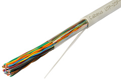 Cabeus UTP-25P-Cat.3-IN Кабель витая пара UTP (U/UTP), категория 3, 25 пар (24 AWG), одножильный