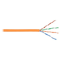 LANMASTER LAN-5EUTP-HFLT-OR  Кабель UTP, 4 пары, кат. 5Е,  350Mhz, LSZH, оранжевый, 305 м