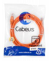 Патч-корды Cabeus PC-UTP-RJ45-Cat.6-2m-OR