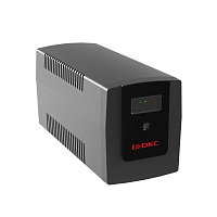 ДКС INFO1200S Линейно-интерактивный ИБП ДКС серии Info, 1200 ВА/720 Вт, 1/1, 3xSchuko,2x7Aч
