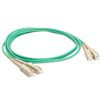 LANMASTER LAN-2SC-2SC/OM3-1.5 Патч-корд оптический, дуплексный, SC/PC-SC/PC, OM3, LSZH, 1.5 м