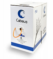 Cabeus UTP-4P-Cat.5e-SOLID-OR Кабель витая пара UTP (U/UTP), категория 5e, 4 пары 0.51мм (24 AWG)