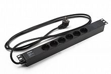 Блоки силовых розеток Hyperline SHE19-6SH-2.5EU