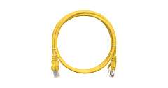 NIKOMAX NMC-PC4UD55B-005-YL Коммутационный шнур U/UTP 4 пары, Кат.5е PVC нг(А), желтый, 0,5м