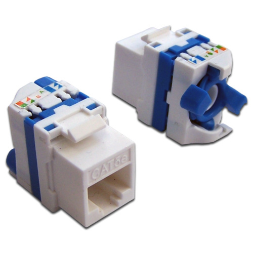 Модули Keystone Jack LANMASTER LAN-TK45U5E/180-WH