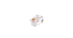 NIKOMAX NMC-RJ64RE06UC1-100 Коннектор RJ11/6P4C телефонный, Кат.3 (Класс C), 16МГц, покрытие 6мкд, п