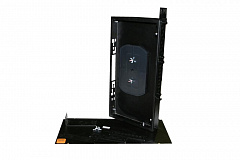 Hyperline FO-19R-1U-3xSLT-W140H42-24UN-BK Бокс оптический универсальный 19