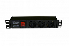 Hyperline SHE10-3SH-S-IEC Блок розеток 10