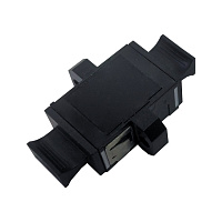 LANMASTER LAN-MPO-AM-MM Адаптер оптический MPO, с фланцами, черный