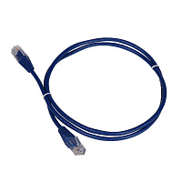 TWT TWT-45-45-5.0-BL Патч-корд UTP кат.5e, с заливными колпачками, 5.0 м, синий