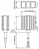 Нагреватель с пружинным зажимом KL-HTR-20-110/250-IP44 (HGK 047)