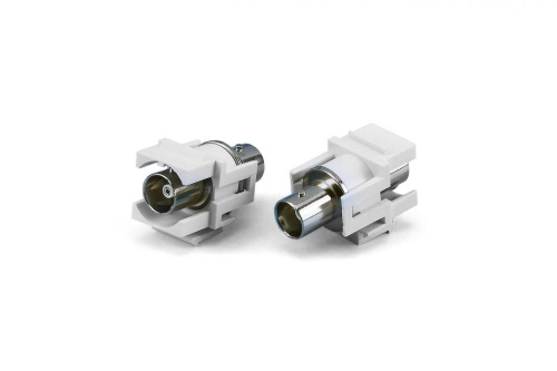 Модули Keystone Jack Hyperline KJ1-BNC-D-WH