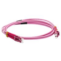 LANMASTER LAN-2LC-2LC/OM4-10 Патч-корд оптический, дуплексный, LC/PC-LC/PC, OM4, LSZH, 10 м