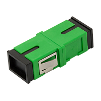 LANMASTER LAN-SC/NF-AM-APC Адаптер оптический SC/APC без фланцев, SM, симплексный