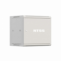 NTSS-W9U6045FD Шкаф настенный телекоммуникационный 9U 600х450х500мм, 2 профиля 19