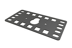 Hyperline PMR-1.5U-M-RAL9005 Кронштейн 1.5U, монетки, цвет черный RAL9005 (4 шт. в комплекте)