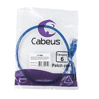 Патч-корды Cabeus PC-UTP-RJ45-Cat.6-0.5m-BL-LSZH