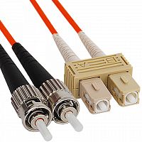 Патч-корды оптические Hyperline FC-D2-62-SC/PR-ST/PR-H-5M-LSZH-OR