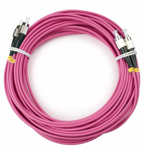 Патч-корды оптические Cabeus FOP-50-OM4-FC-FC-20m
