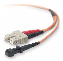 Hyperline FC-D2-62-MTRJM/PR-SC/PR-H-3M-LSZH-OR Патч-корд волоконно-оптический (шнур) MM 62.5/125