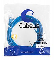 Патч-корды Cabeus PC-UTP-RJ45-Cat.5e-2m-BL