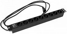 Блоки силовых розеток Hyperline SHE19-9SH-2.5IEC