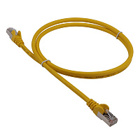 LANMASTER LAN-PC45/S5E-1.5-YL Патч-корд LSZH FTP кат.5e, 1.5 м, желтый