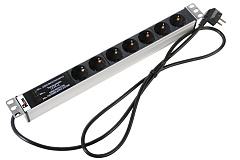 Rem R-16-7S-FI-440-3 Блок розеток Rem-16 с фильтром и индикатором, 7 Shuko, 16A, 19