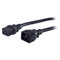 Hyperline PWC-IEC19-IEC20-5.0-BK Кабель питания IEC 320 C19 - IEC 320 C20, 3x1.5 кв.мм, 16A, 5 м
