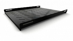 Hyperline TSH3L-650-RAL9004 Полка стационарная 19