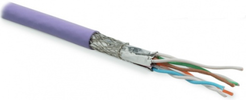 Кабель витая пара Hyperline SFTP4-C7-P26-IN-LSZH-VL-500