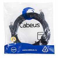 Патч-корды Cabeus PC-UTP-RJ45-Cat.6-5m-BK