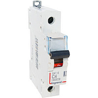 LEGRAND 407259 Авт.выкл.DX3-E C4 1П 6000/6kA