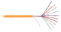 NIKOLAN NKL 8120C-OR Кабель U/UTP 10 пар, Кат.3 (Класс C), 16МГц, одножильный, BC (чистая медь)