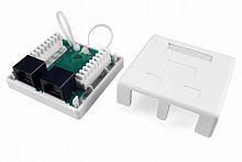 Компьютерные розетки Hyperline SB1-2-8P8C-C5e-WH