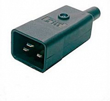 Hyperline CON-IEC320C20 Разъем IEC 60320 C20 220В 16A на кабель, контакты на винтах