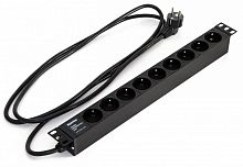Блоки силовых розеток Hyperline SHE19-9SH-2.5EU