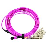 Патч-корды оптические LANMASTER LAN-12M-12LC/OM4-5.0