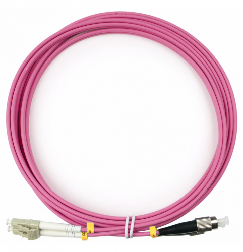 Патч-корды оптические Cabeus FOP-50-OM4-LC-FC-3m