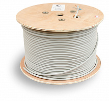 Cabeus SFTP-4P-Cat.5e-SOLID-GY Кабель витая пара экранированная SFTP (SF/UTP), категория 5e, 4 пары