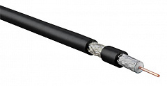 Hyperline COAX-RG6-CU-100 Кабель коаксиальный RG-6, 75 Ом (ТВ, SAT, CATV), жила - 1.00 мм (медь, sol