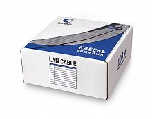 Кабель витая пара Cabeus UTP-2P-Cat.5e-SOLID-LSZH-GY-LIGHT-100
