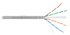 NIKOMAX NMC 4140C-GY Кабель U/UTP 4 пары, Кат.6 (Класс E), тест по ISO/IEC, 250МГц, одножильный