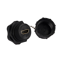 LANMASTER LAN-OK-HDMI/180-WP Индустриальный соединительный модуль HDMI, IP68, с крышкой