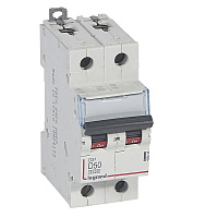 LEGRAND 408036 Авт.выкл.DX3 2П D50A 6000/10kA