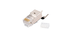 NIKOMAX NMC-RJ88RZ50SE3-T-100 Коннектор RJ45/8P8C под витую пару, Кат.6(Класс E), 250МГц, покрытие 5
