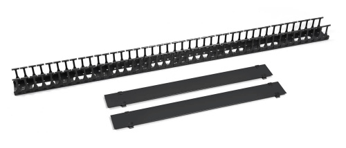 Кабельные организаторы (органайзеры) Cabeus VCM-PL-42U-BK