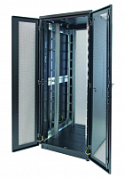 Eurolan 60F-42-88-35BL Шкаф Racknet S3000 42U 800×800 передняя дверь перфорированная двустворчатая